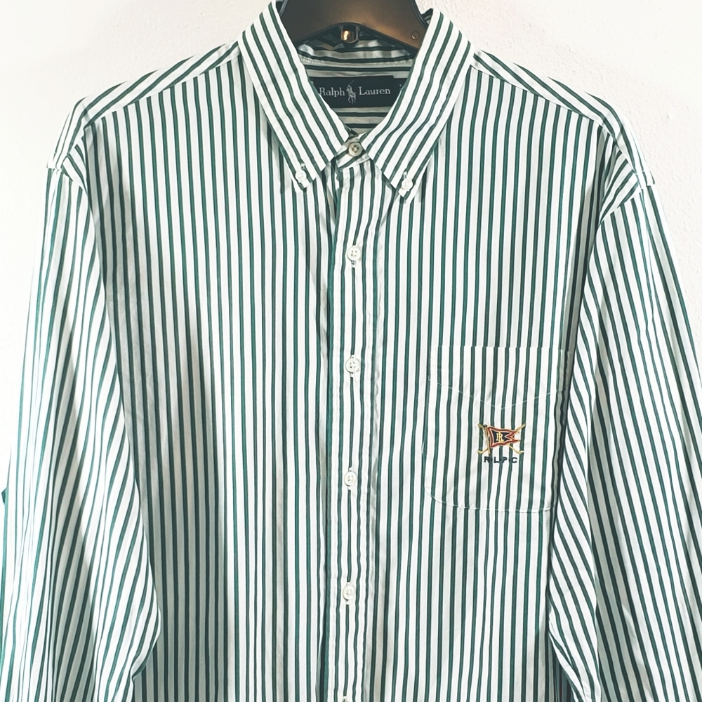 RALPH LAUREN BUTTON DOWN SHIRT LONG SLEEVE SIZE XL